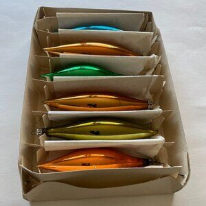 Vintage Icicle Tear Drop Glass Tree Ornaments